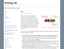Tablet Screenshot of hosting.net