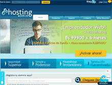 Tablet Screenshot of hosting.com.ve
