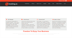 Desktop Screenshot of hosting.io