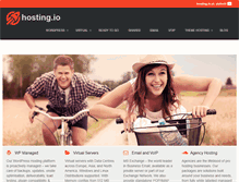 Tablet Screenshot of hosting.io