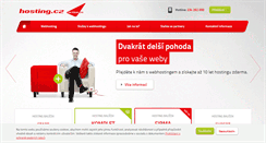 Desktop Screenshot of hosting.cz