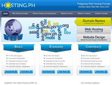 Tablet Screenshot of hosting.ph